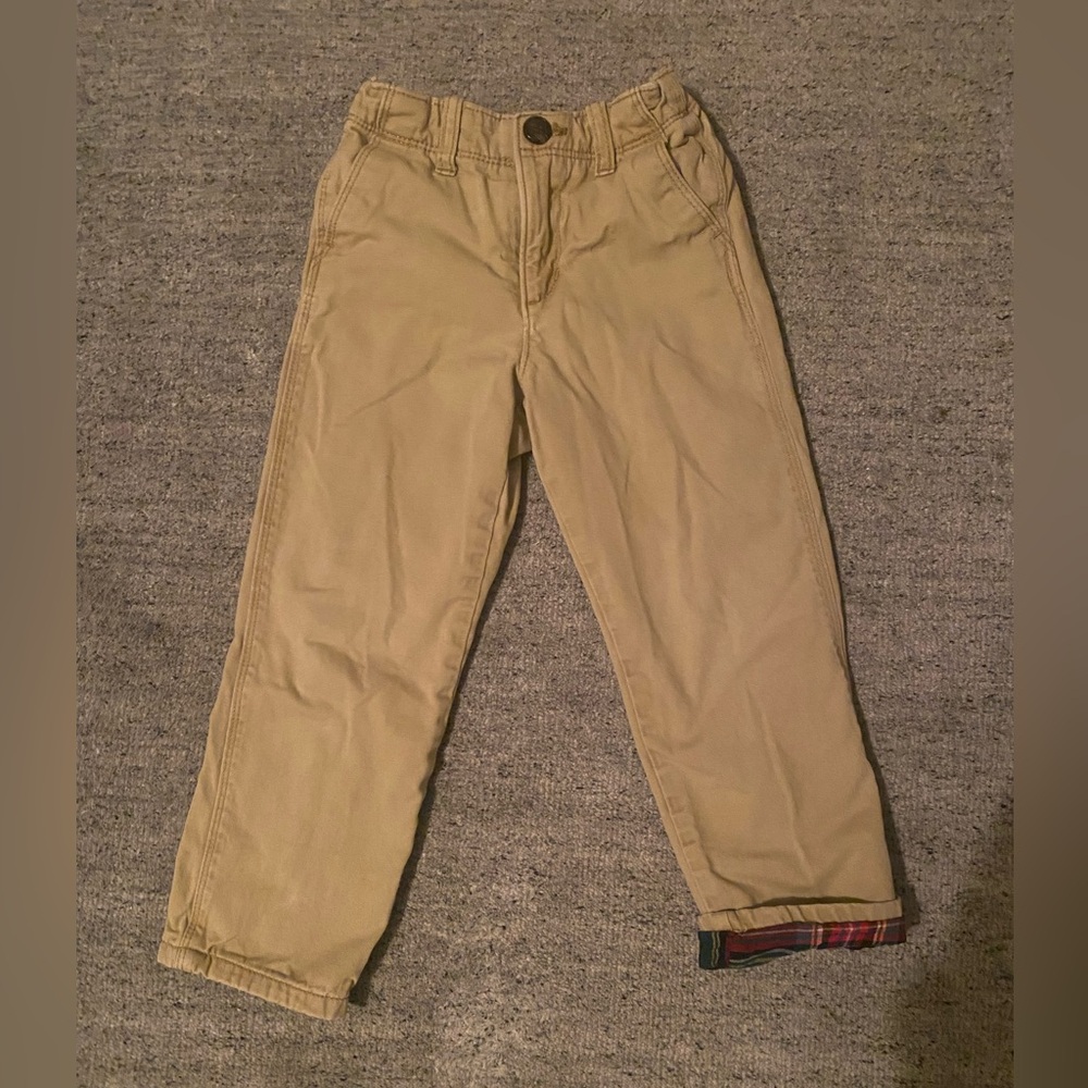GAP Flannel-Lined Chinos in 5T